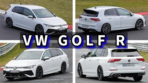 2025 VW Golf R Spied in Hatch and Wagon Flavors, Can You Spot the Changes? - autoevolution