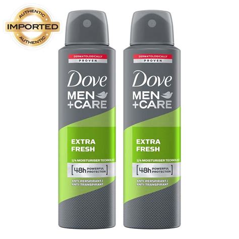 Buy Dove Men+Care Extra Fresh Dry Spray Antiperspirant Deodorant - Pack ...