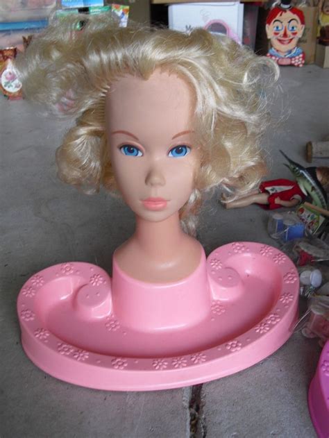 You could do Barbie's hair and makeup!! | Barbie makeup, Barbie makeup head, Vintage christmas toys