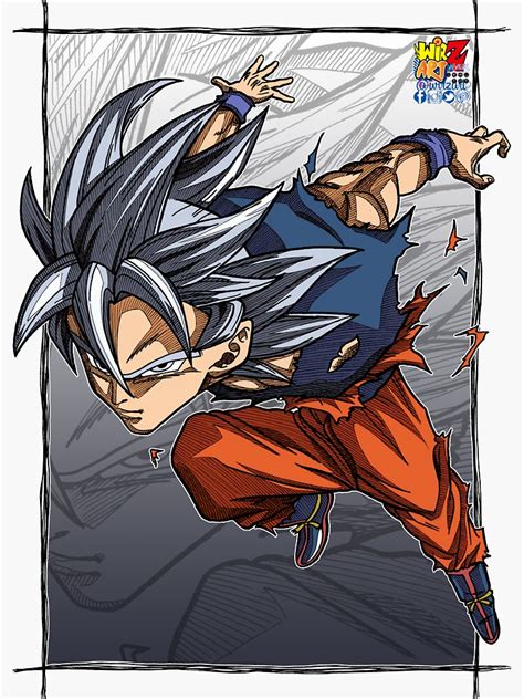 "Goku MUI" Sticker for Sale by WirZart | Redbubble