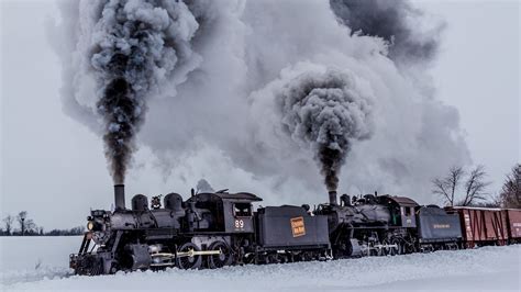 Train In Winter Wallpapers - Wallpaper Cave