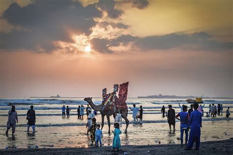 Clifton Beach Karachi - Amazing Sea View and beach Park