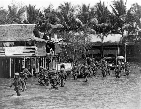 Soldiers In The Mekong Delta Photograph by Underwood Archives - Fine Art America