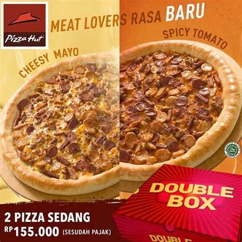 Pizza Hut Promo Menu Baru Double Box Harga Rp.155.000,-/Box - Katalog ...