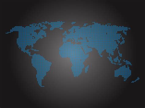 Digital World Map Vector Art & Graphics | freevector.com