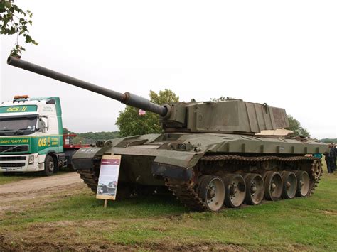 The British MTB-80 main battle tank prototype designed to replace the Chieftain. The project was ...