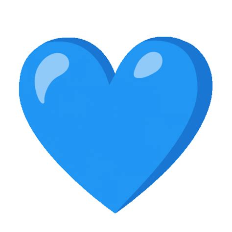 💙 Blue Heart on Noto Color Emoji, Animated 15.0