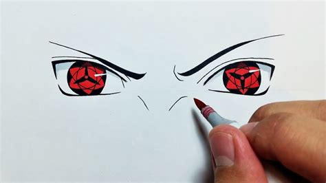 How To Draw Sasuke Sharingan