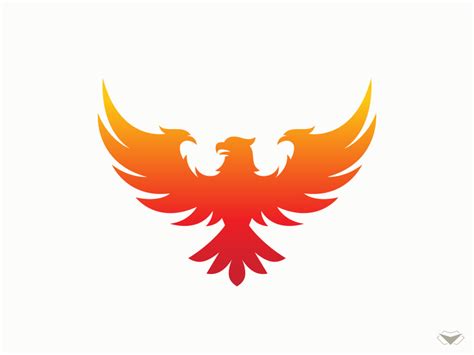 Phoenix Wings of Flames by visual curve on Dribbble