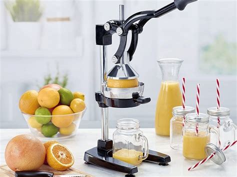 20 Handheld (Manual) Juicers: Press, Squeezer & Crank Models