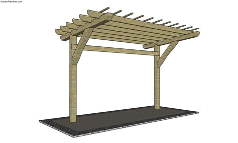 Two Post Pergola Plans