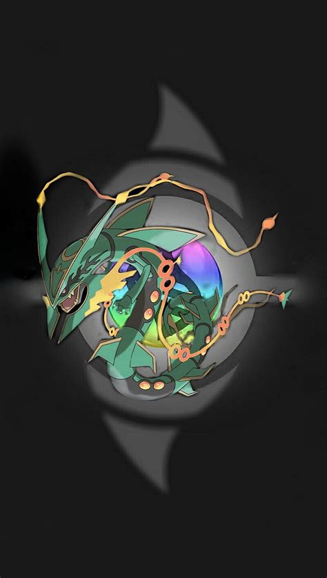 コレクション rayquaza mega shiny pokemon wallpaper 293857