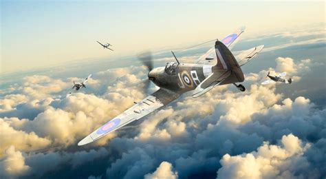 Battle of Britain, Supermarine Spitfire, Messerschmitt Bf 109, Tallyho, Dogfight Wallpapers HD ...