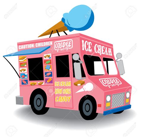 Ice Cream Truck Cartoon - Part Of "cartoon" Collection, Available On 60+ Products #icecream ...