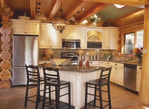 small log home kitchens - Odis Vickers