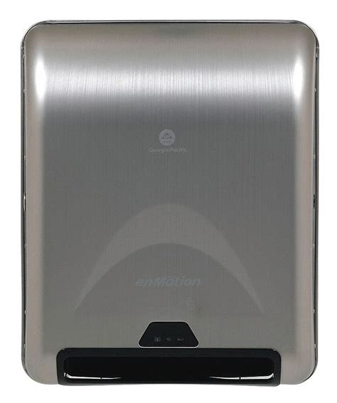 GEORGIA-PACIFIC Paper Towel Dispenser, enMotion(R), Silver, (1) Roll, Automatic - 2NY13|59466A ...