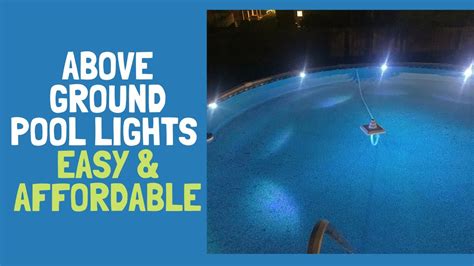 Diy Solar Lights On Above Ground Pool - pic-flamingo