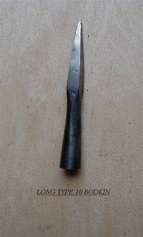 Long type 10 bodkin arrowhead from Hector Cole's workshop - easily one of the best blacksmiths ...