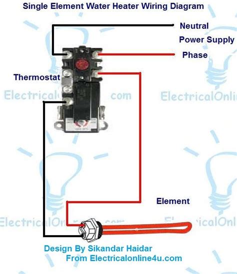 Water Heater Thermostat Wiring