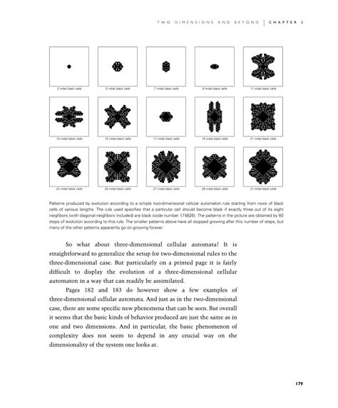 Cellular Automata: A New Kind of Science | Online by Stephen Wolfram [Page 179]