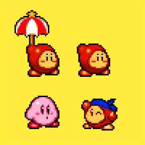 Pixilart - Kirby Super Star Sprites by Makkusu