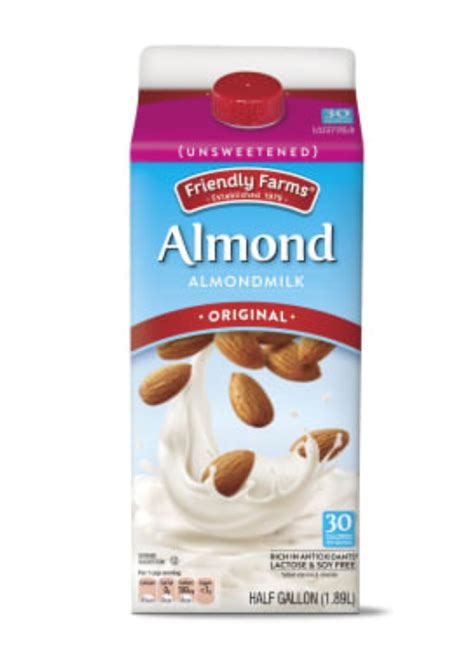 Aldi Unsweetened Vanilla Almond Milk Nutrition - Home Alqu