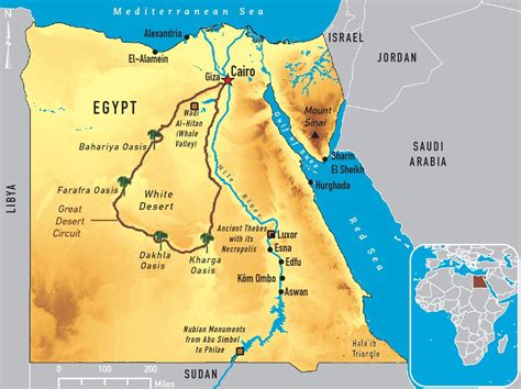 Nile River: Map Location, Length and Source and Africa's Longest River