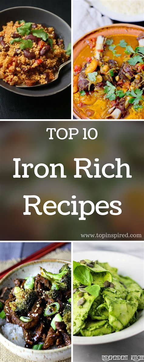 Iron rich meals sides – Artofit