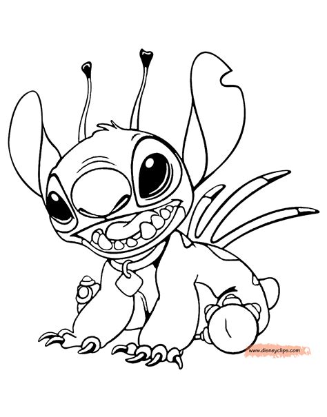 free printable stitch coloring page Walt disney coloring pages – stitch