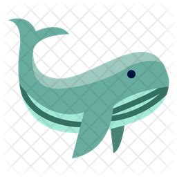 Whale Icon - Download in Flat Style