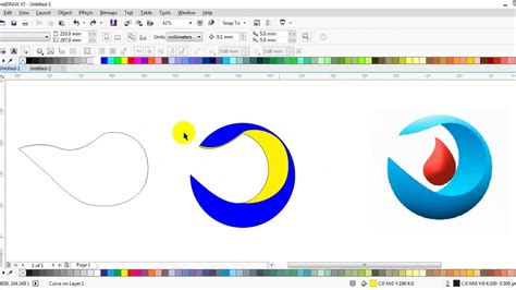 Coreldraw x7 logo design - pathkasap