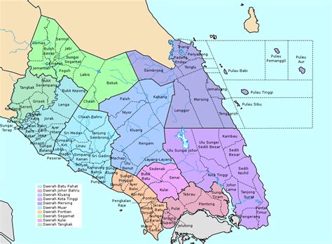 Map of Johor State – Visit Selangor