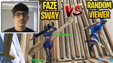 FaZe Sway Challenged Random Viewer to a 1v1 and this happened.. - YouTube