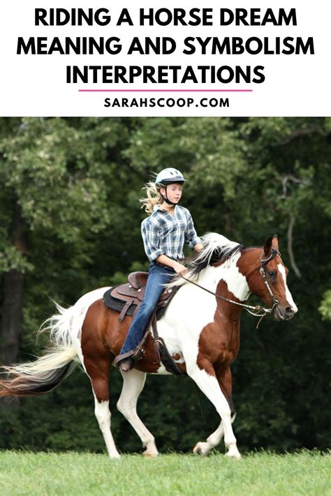 25 Riding a Horse Dream Meaning and Symbolism Interpretations | Sarah Scoop