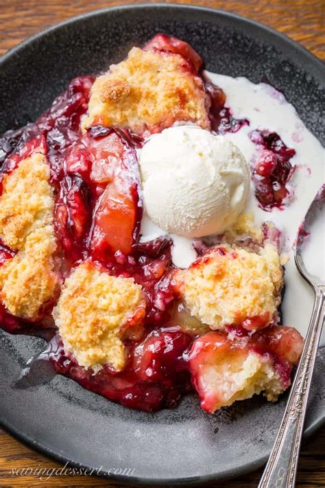 Plum Cobbler-5 - Saving Room for Dessert