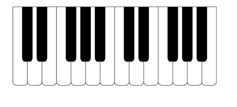 Piano Keyboard Diagram - ClipArt Best