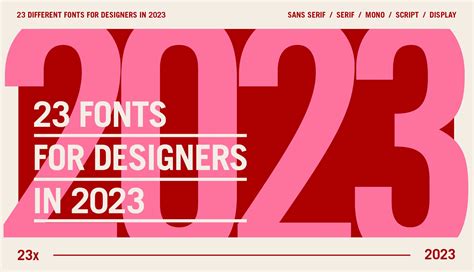 Best Fonts For 2023 - PELAJARAN