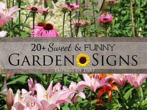 20+ Sweet & Funny Garden Signs | eBay