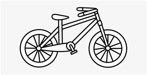 Black And White Bicycle Clipart