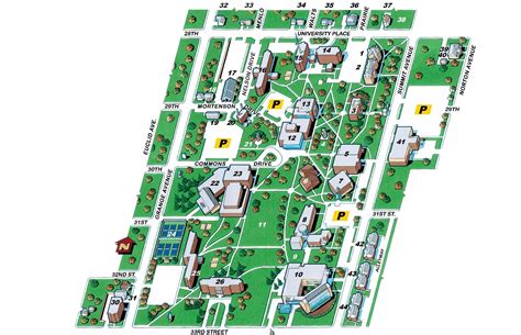 University Of Sioux Falls Campus Map | US States Map