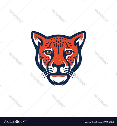 Cheetah logo Royalty Free Vector Image - VectorStock