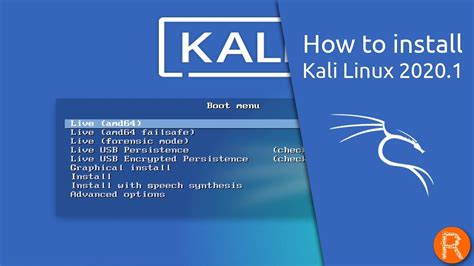 How to install Kali Linux 2020.1 - YouTube