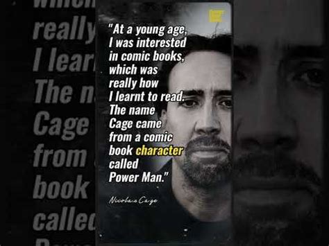 Nicolas Cage Quotes | Nicolas cage quotes, Book characters, Nicolas cage