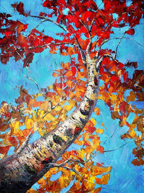 Palette Knife Painters, International: Climbing Trees oil painting by ...