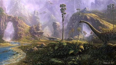 Dinosaurs Animals Ancient animals, Prehistoric Landscape HD wallpaper | Pxfuel