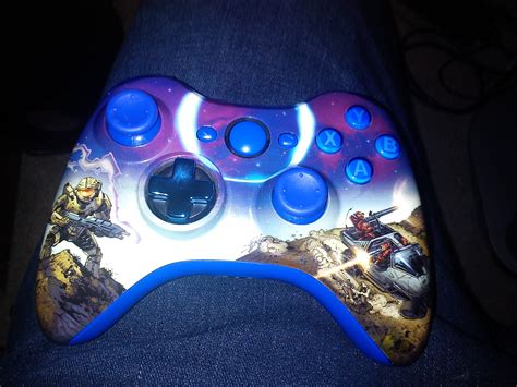 Custom "Halo" Xbox 360 Controller (made by /u/PearlGamez) : r ...