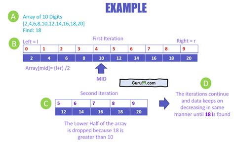 Binary Search Algorithm with EXAMPLE