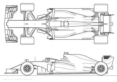 Formula 1 Car Sketch