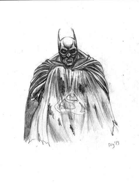 Batman holding S cape by Digraven on DeviantArt