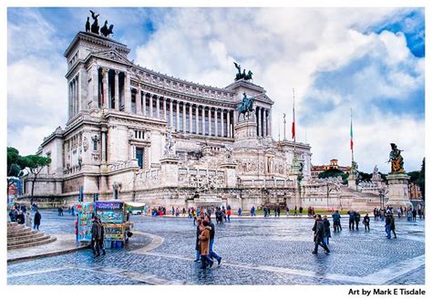 Altare della Patria - Rome Landmark Monument Art Print